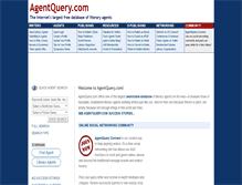 Tablet Screenshot of agentquery.com